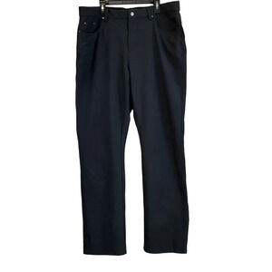 Greg Norman Mens Size 36X32 Black Office Work/Performance Pants